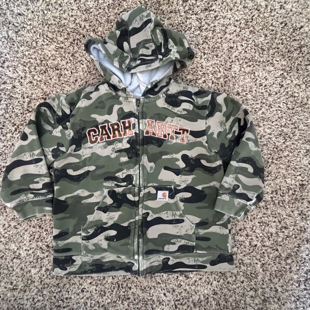 CARHARTT Camo Boys Jacket 4T